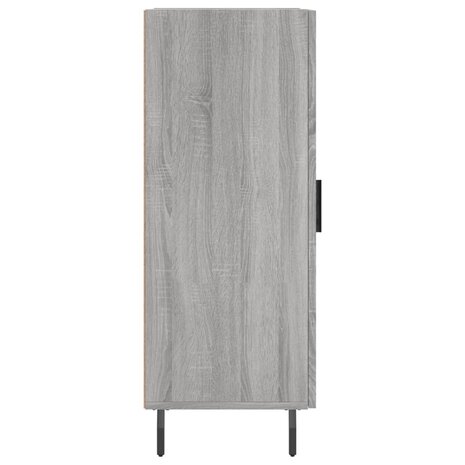 Dressoir 34,5x34x90 cm bewerkt hout grijs sonoma eikenkleurig 8720845867331 7