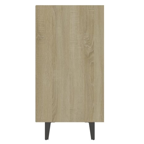 Dressoir 103,5x35x70 cm bewerkt hout wit en sonoma eikenkleurig 8720286358542 5