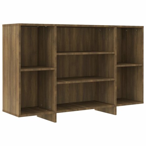 Dressoir 120x30x75 cm bewerkt hout bruin eikenkleur 8720286837511 2