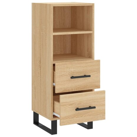 Dressoir 34,5x34x90 cm bewerkt hout sonoma eiken 8720845868666 5