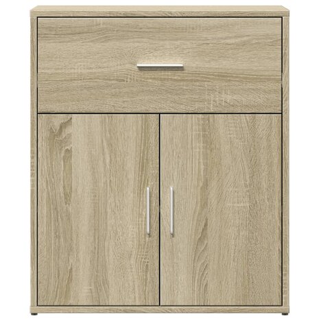 Dressoir 60x31x70 cm bewerkt hout sonoma eikenkleurig 8721012493681 5