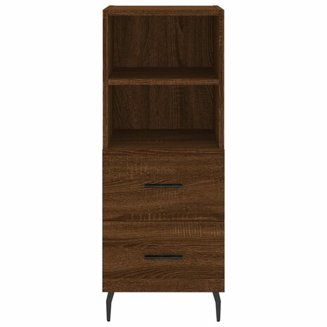 Dressoir 34,5x34x90 cm bewerkt hout bruin eikenkleur 8720845868628 6