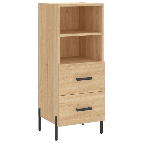 Dressoir 34,5x34x90 cm bewerkt hout sonoma eiken 8720845868505 2