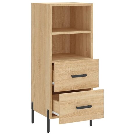 Dressoir 34,5x34x90 cm bewerkt hout sonoma eiken 8720845868505 5