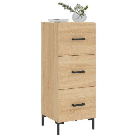 Dressoir 34,5x34x90 cm bewerkt hout sonoma eiken 8720845867782 3