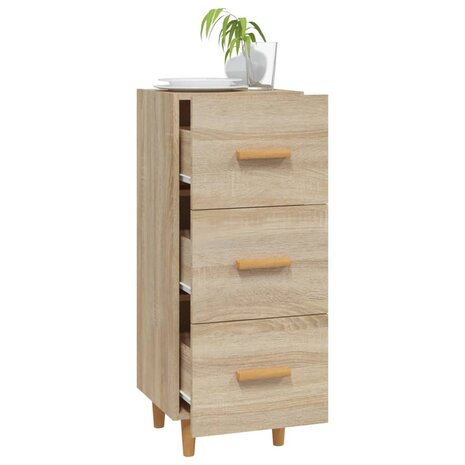 Dressoir 34,5x34x90 cm bewerkt hout sonoma eiken 8720287080794 4