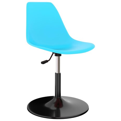 Eetkamerstoelen 2 st draaibaar PP blauw 8720286144282 2