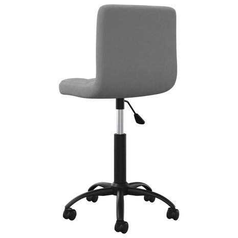 Eetkamerstoelen draaibaar 2 st fluweel donkergrijs 8720286527481 6