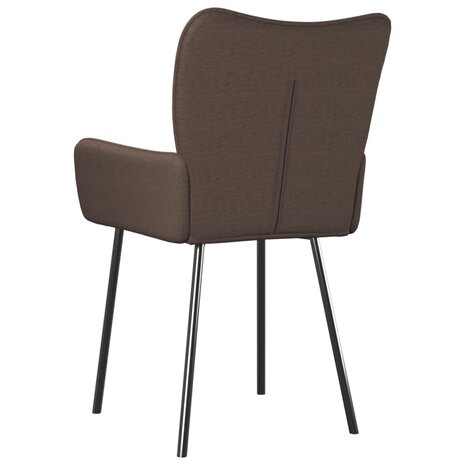 Eetkamerstoelen draaibaar 2 st stof taupe 8720287109464 6