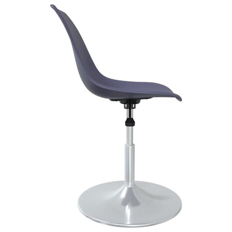 Eetkamerstoelen draaibaar 4 st PP lila 8720286676073 5