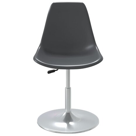 Eetkamerstoelen draaibaar 4 st PP grijs 8720286675977 4