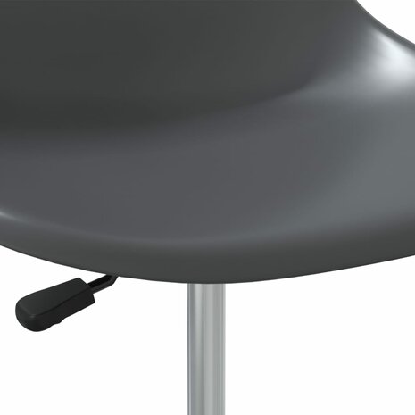 Eetkamerstoelen draaibaar 4 st PP grijs 8720286675977 8