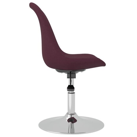 Eetkamerstoelen draaibaar 4 st stof paars 8720286676646 6