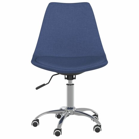 Eetkamerstoelen draaibaar 4 st stof blauw 8720286721285 4