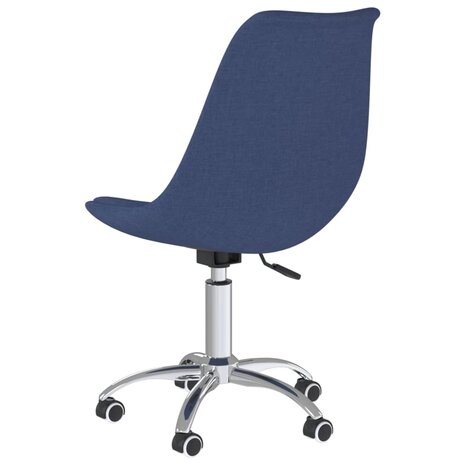 Eetkamerstoelen draaibaar 4 st stof blauw 8720286721285 7