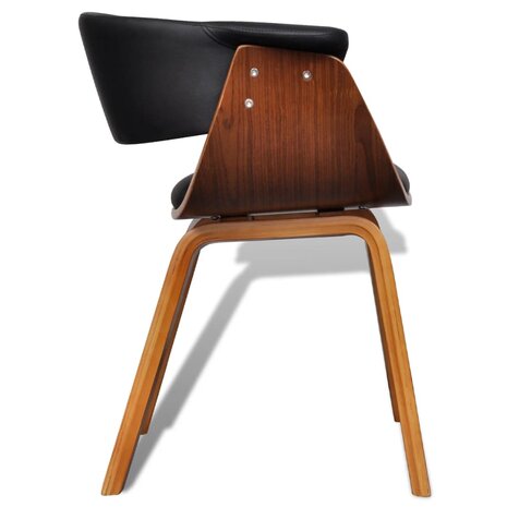 Eetkamerstoelen 2 st gebogen hout en kunstleer 8718475886594 6