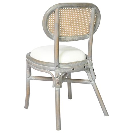 Eetkamerstoelen 4 st linnen grijs 8720286369876 5