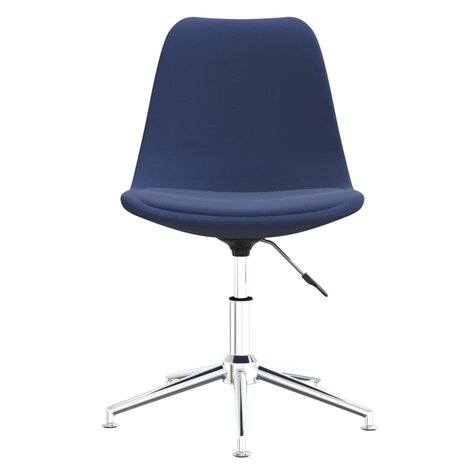 Eetkamerstoelen draaibaar 6 st stof blauw 8720286721605 4