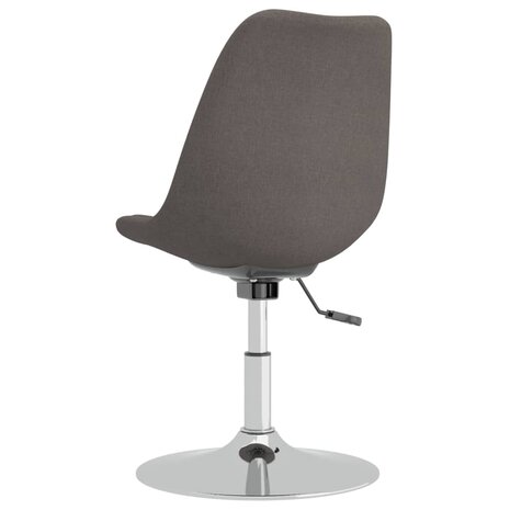 Eetkamerstoelen 6 st draaibaar stof donkergrijs 8720286721049 5