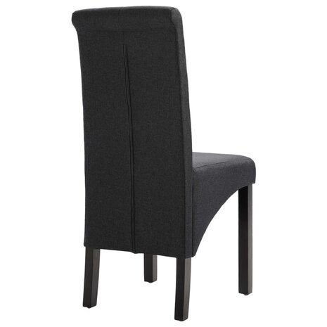 Eetkamerstoelen 6 st stof donkergrijs 8719883691060 5