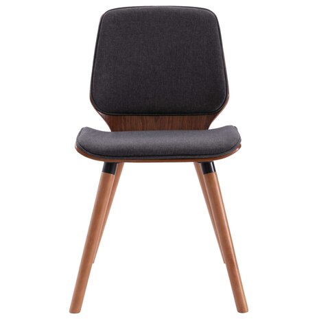 Eetkamerstoelen 4 st stof grijs 8720286020500 4