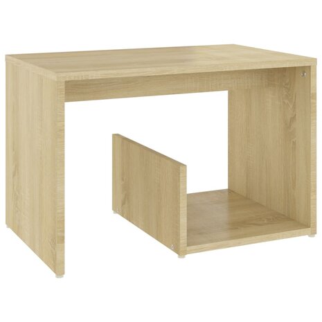 Bijzettafel 59x36x38 cm bewerkt hout sonoma eikenkleurig 8720286559000 2