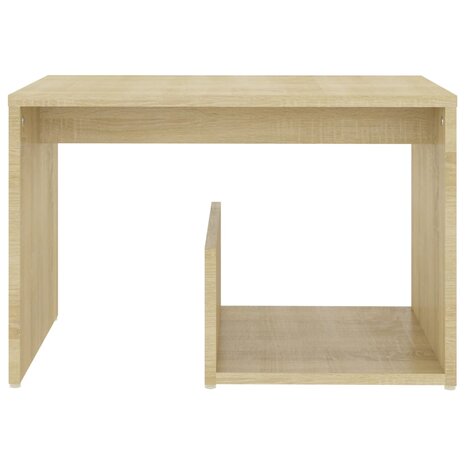 Bijzettafel 59x36x38 cm bewerkt hout sonoma eikenkleurig 8720286559000 4