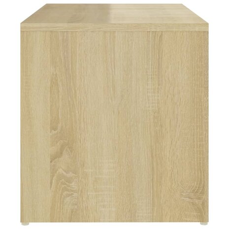 Bijzettafel 59x36x38 cm bewerkt hout sonoma eikenkleurig 8720286559000 5