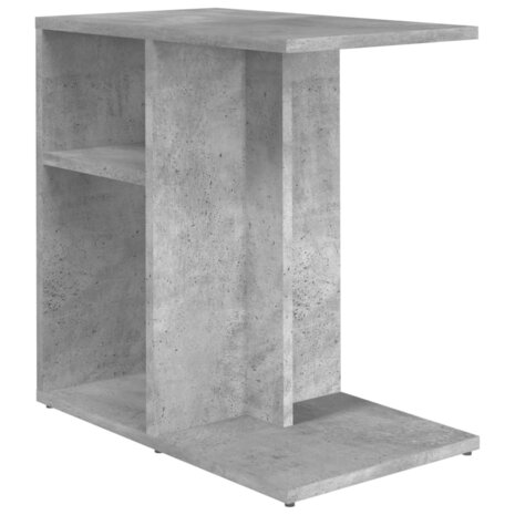 Bijzettafel 50x30x50 cm bewerkt hout betongrijs 8720286586464 2