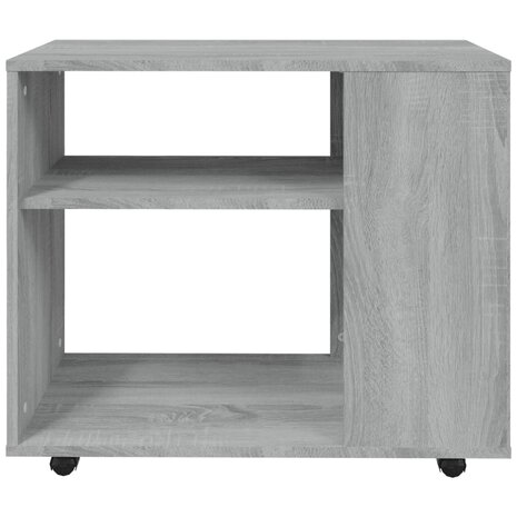 Bijzettafel 70x35x55 cm bewerkt hout grijs sonoma eikenkleurig 8720286931714 5