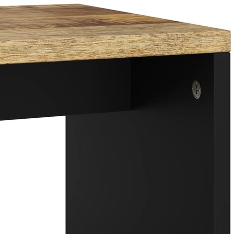 Salontafel 40x31x46 cm massief mangohout en bewerkt hout 8720845578596 7