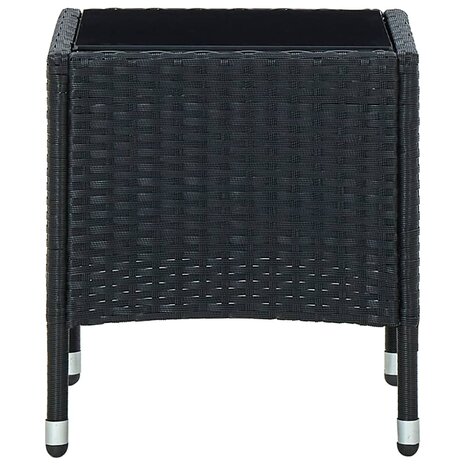 Tuintafel 40x40x45 cm poly rattan zwart 8719883855851 2