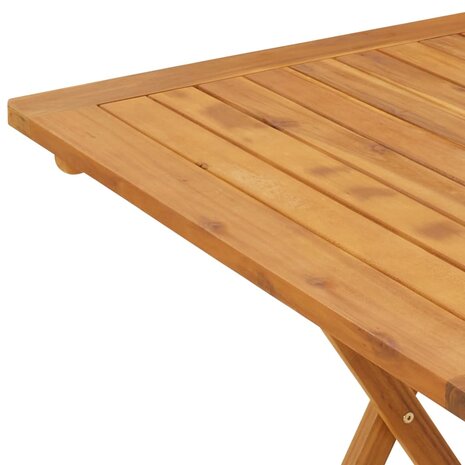 Tuintafel inklapbaar 70x70x75 cm massief acaciahout 8719883722337 6