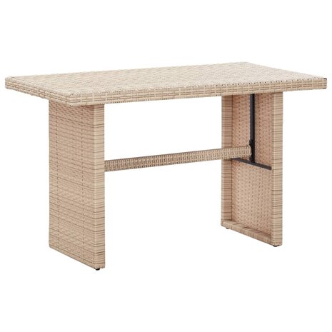 Tuintafel 110x60x67 cm poly rattan beige 8719883755304 1