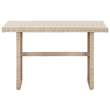 Tuintafel 110x60x67 cm poly rattan beige 8719883755304 2