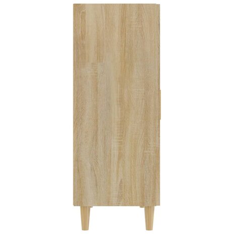 Dressoir 70x34x90 cm bewerkt hout sonoma eikenkleurig 8720286972175 4