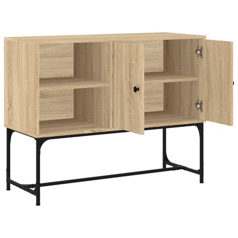 Dressoir 100x40x79,5 cm bewerkt hout sonoma eikenkleurig 8720845774363 6