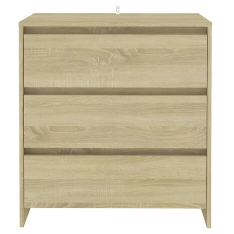 Dressoir 70x41x75 cm spaanplaat sonoma eikenkleurig 8720286835210 3