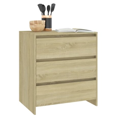 Dressoir 70x41x75 cm spaanplaat sonoma eikenkleurig 8720286835210 7