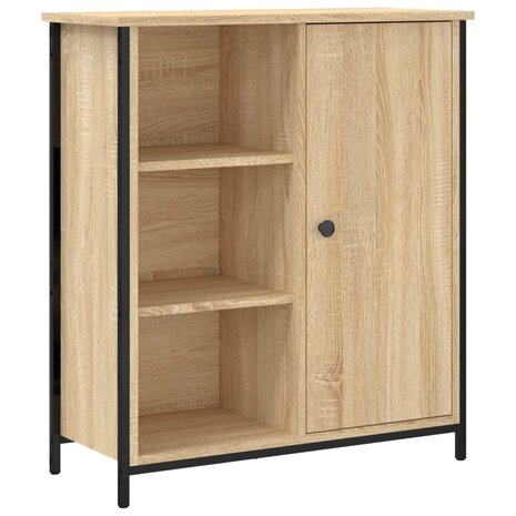 Dressoir 70x30x80 cm bewerkt hout sonoma eikenkleurig 8721012126565 2