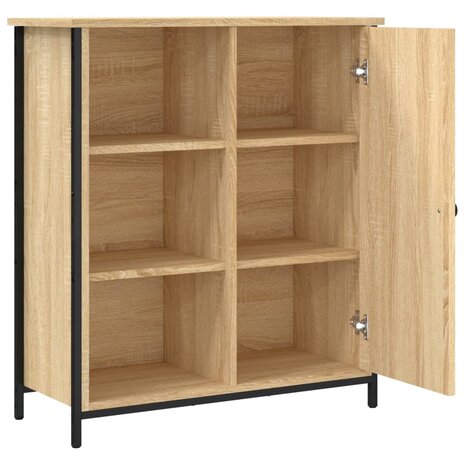 Dressoir 70x30x80 cm bewerkt hout sonoma eikenkleurig 8721012126565 5