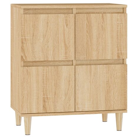 Dressoir 60x35x70 cm bewerkt hout sonoma eikenkleurig 8720845739294 2