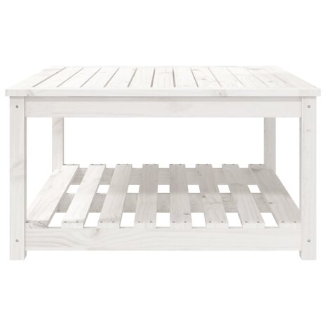 Tuintafel 82,5x82,5x45 cm massief grenenhout wit 8720845692513 5