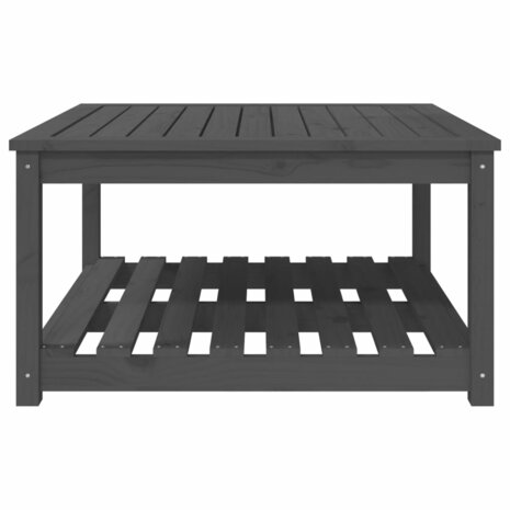 Tuintafel 82,5x82,5x45 cm massief grenenhout grijs 8720845692520 5