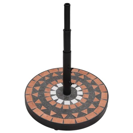 Parasolvoet rond 12 kg terracotta wit 8720845718008 3