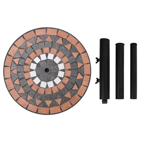 Parasolvoet rond 12 kg terracotta wit 8720845718008 5