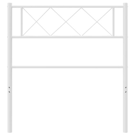 Hoofdbord 80 cm metaal wit 8721012191327 3