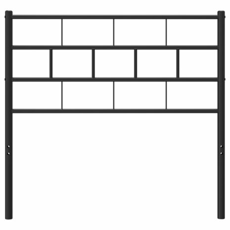 Hoofdbord 80 cm metaal zwart 8721012188877 3