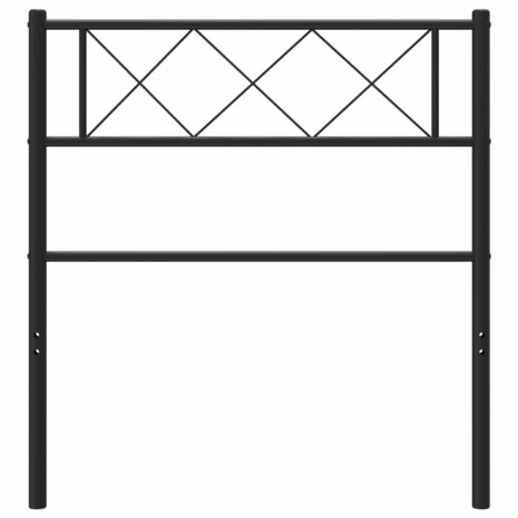 Hoofdbord 90 cm metaal zwart 8721012190849 3