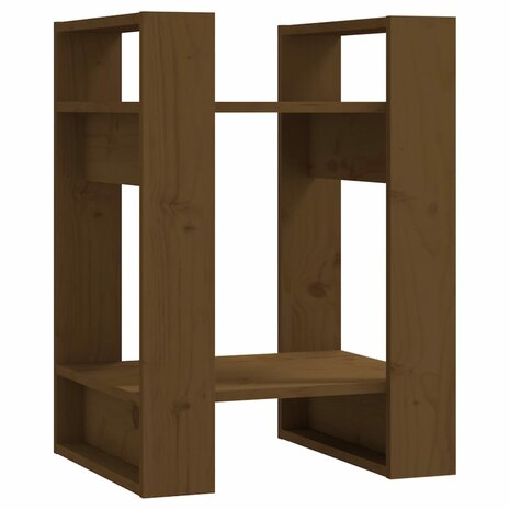 Boekenkast/kamerscherm 41x35x57 cm grenenhout honingbruin 8720286904954 2